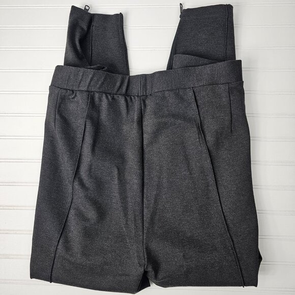 Universal Standard Women's Dark Grey Ankle Zip Pintuck Pants Size 34-36 NWT - Picture 3 of 13